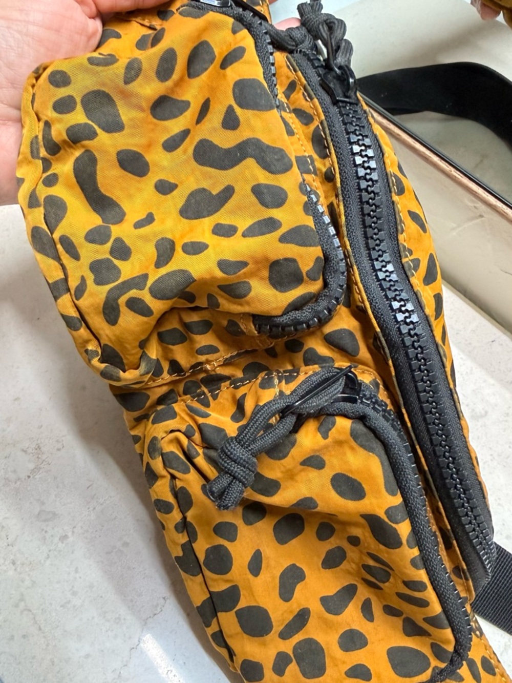 Nordstrom Leopard-Print Belt Bag in Tan and Black - Picture 7 of 7